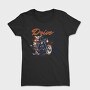 Tricou Femei Imprimat digital direct in tesatura, bumbac premium 100%.