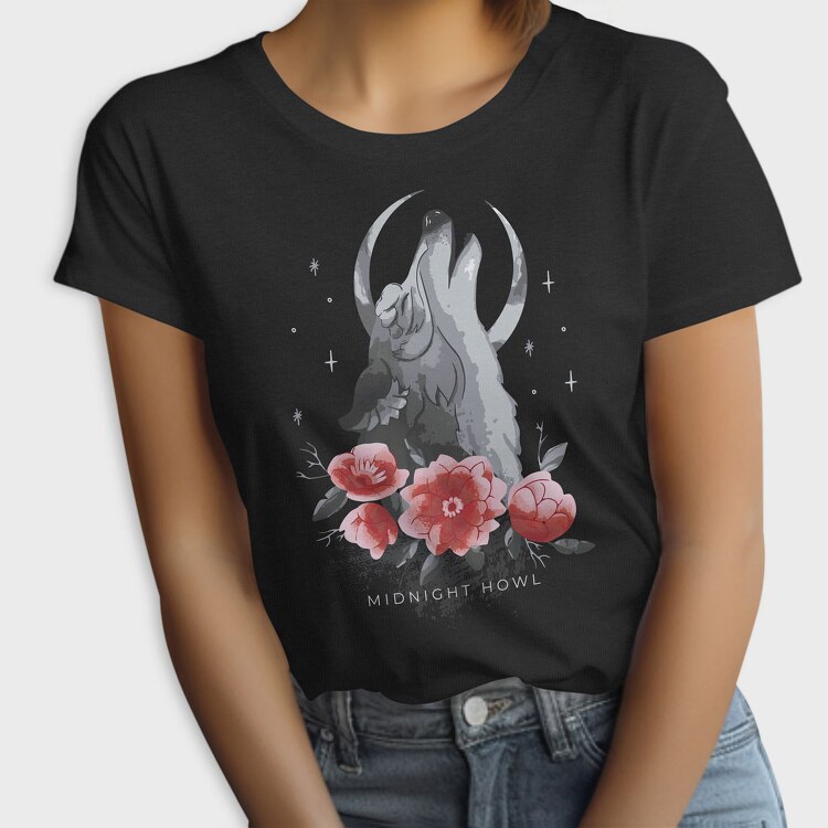 Wolf Moon Flowers, Tricou Femei