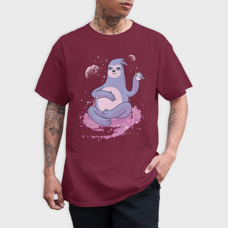 Space Sloth, Tricou Barbati (Unisex)