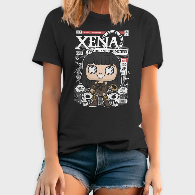 Warrior Princess Comic, Tricou Barbati (Unisex)