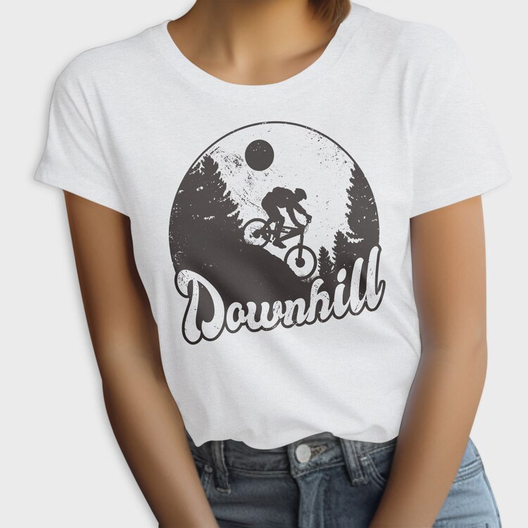 Downhill Monochrome, Tricou Femei