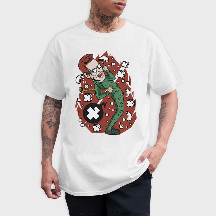 Question Mark Clown, Tricou Barbati (Unisex)