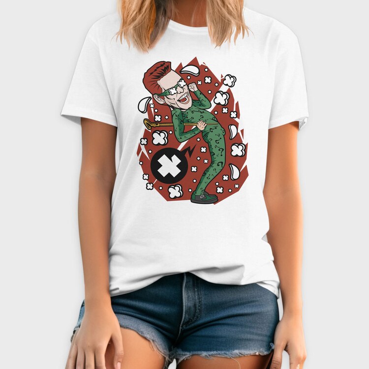 Question Mark Clown, Tricou Barbati (Unisex)