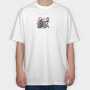 MotorcycleArt RetroStyle, Tricou Oversize Barbati (Unisex)