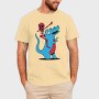 Skeleton Dab Ridinf Trex, Tricou Barbati (Unisex)