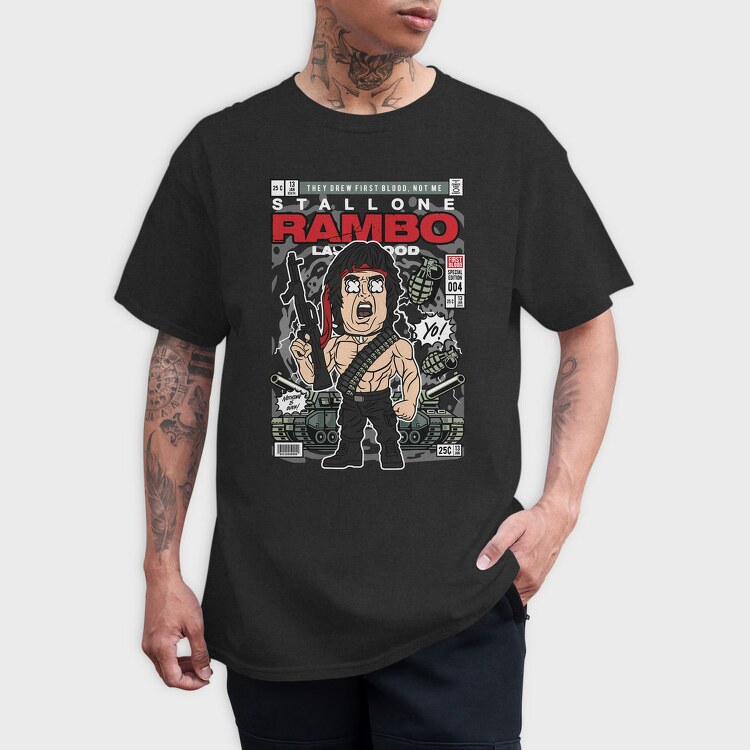 Rambos Roar, Tricou Barbati (Unisex)