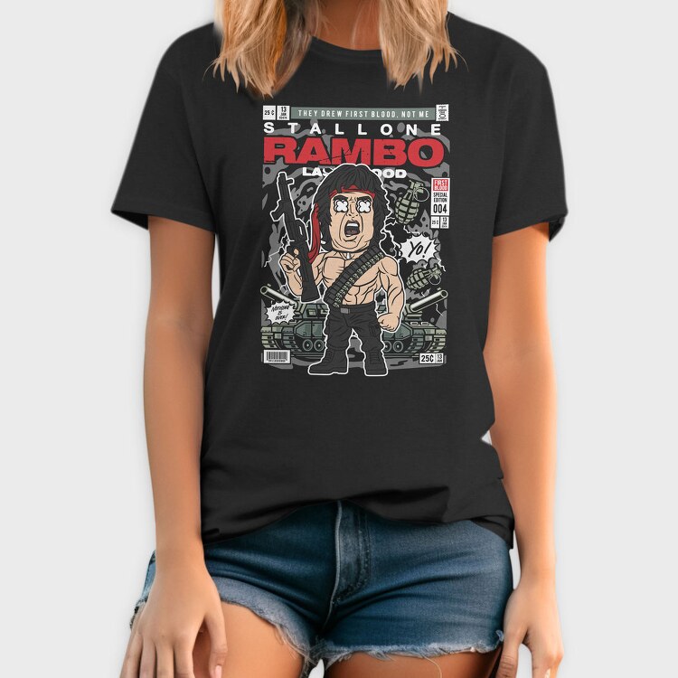 Rambos Roar, Tricou Barbati (Unisex)