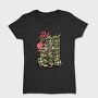 Tricou Femei Imprimat digital direct in tesatura, bumbac premium 100%.