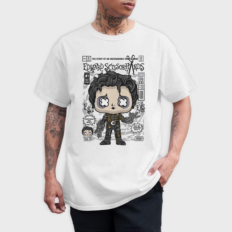 Edward Scissorshands, Tricou Barbati (Unisex)