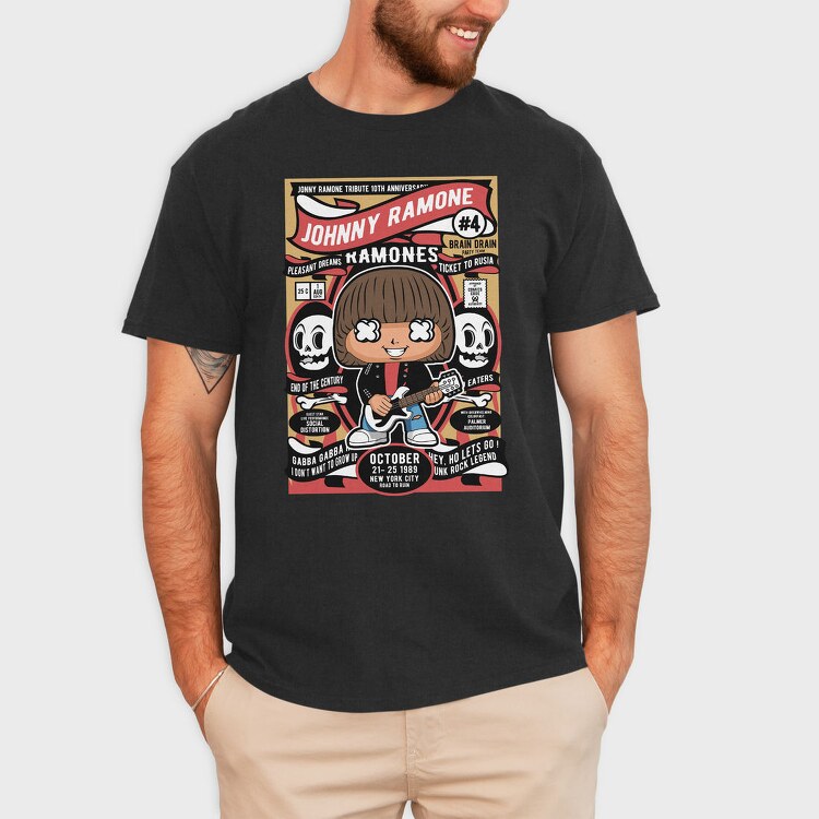 Ramones Rock Revival, Tricou Barbati (Unisex)