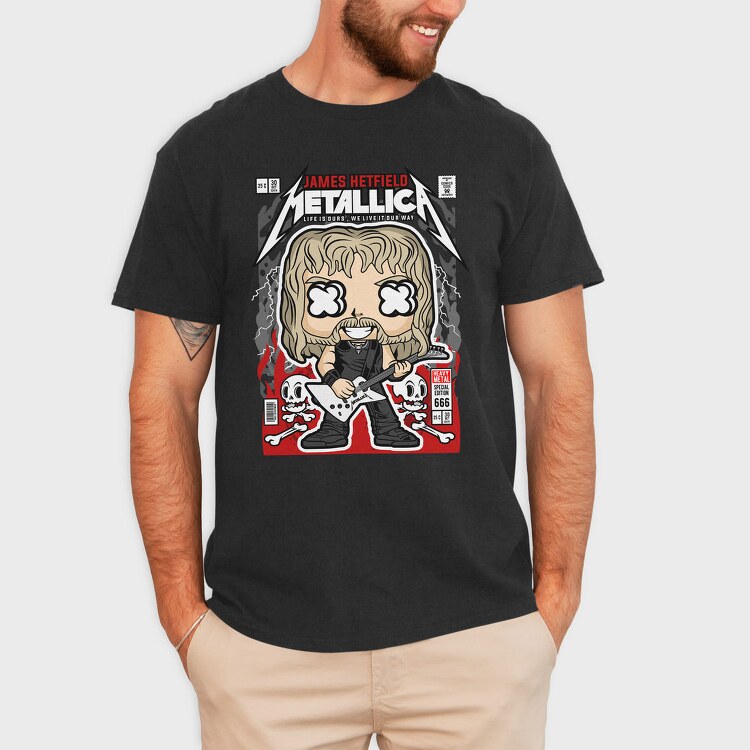 Metallica Rockstar, Tricou Barbati (Unisex)