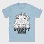 Staffordshire Bull Terrier Cute Staffy Mom, Tricou Barbati (Unisex)