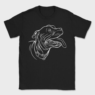 Staffordshire Bull Terrier Dog, Tricou Barbati (Unisex)