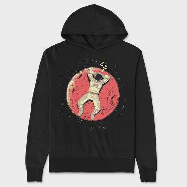 Astronaut Sleeping, Hanorac Oversize Barbati (Unisex)