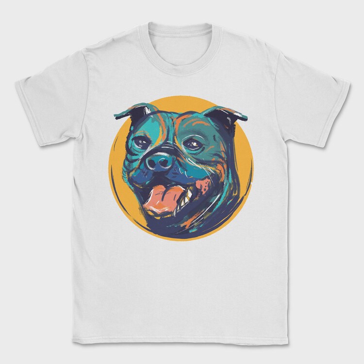 Staffordshire Bull Terrier, Tricou Barbati (Unisex)