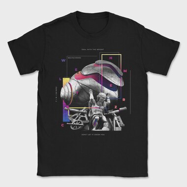 Statue Carrying Weight Creative Weltschmerz, Tricou Barbati (Unisex)