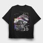 Statue Carrying Weight Creative Weltschmerz, Tricou Oversize Barbati (Unisex)