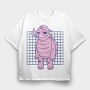 Stoned Turtle, Tricou Oversize Barbati (Unisex)