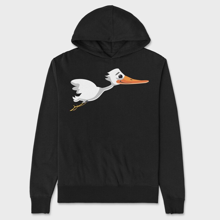 Stork Flight, Hanorac Oversize Barbati (Unisex)