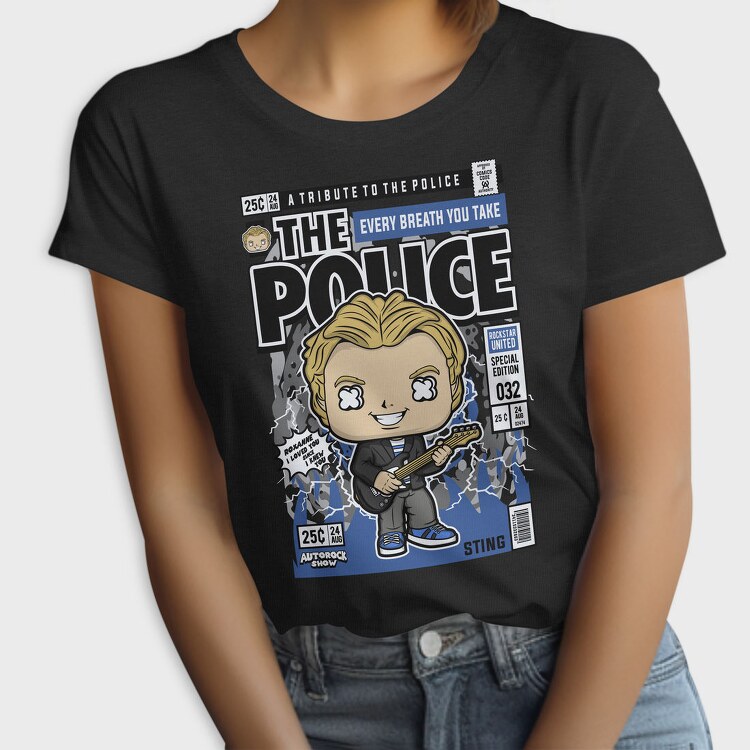 Sting Rockstar Pop Art, Tricou Femei