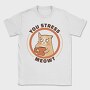Stressed Cat Coffee Cup Mug, Tricou Barbati (Unisex)