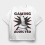 Strong Hand Funny Gamer Gaming, Tricou Oversize Barbati (Unisex)