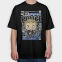 Sting Rockstar Pop Art, Tricou Oversize Barbati (Unisex)