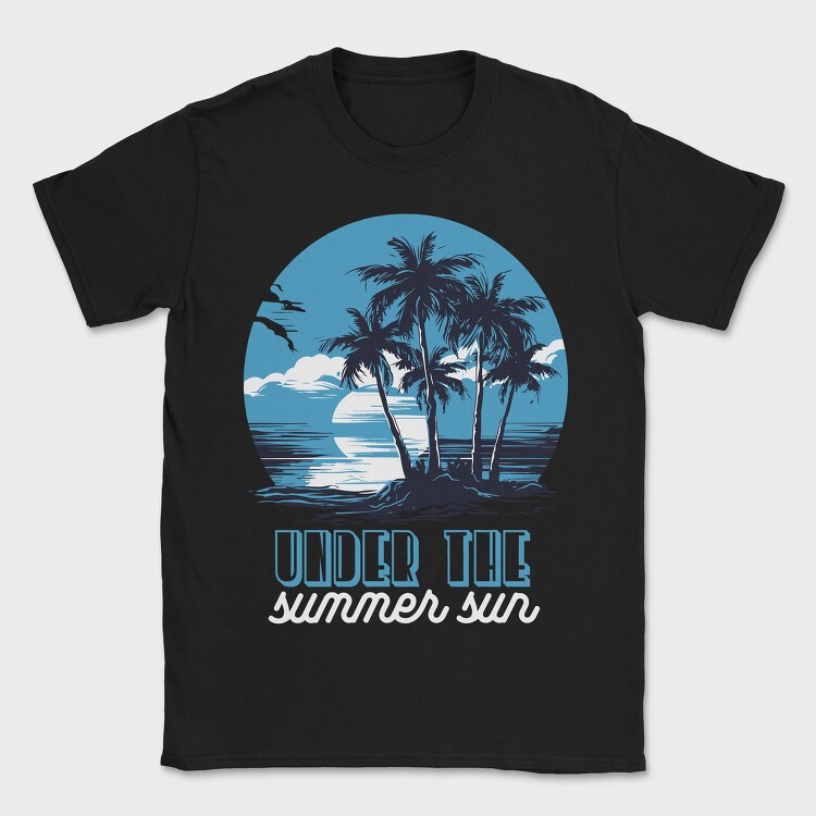 Summer Beach Multicolor Versions, Tricou Barbati (Unisex)