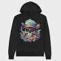 Summer Skull Halloween, Hanorac Oversize Barbati (Unisex)