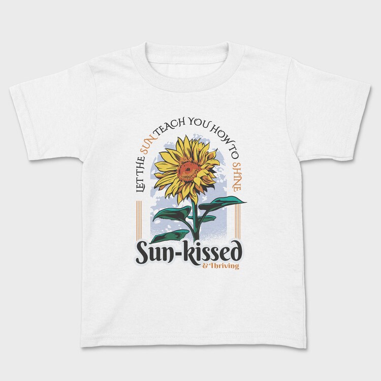 Sun Kissed Sunflower Spring, Tricou Copii