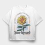 Sun Kissed Sunflower Spring, Tricou Oversize Barbati (Unisex)