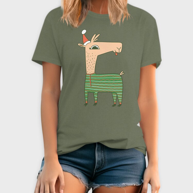 Christmas Llama, Tricou Barbati (Unisex)