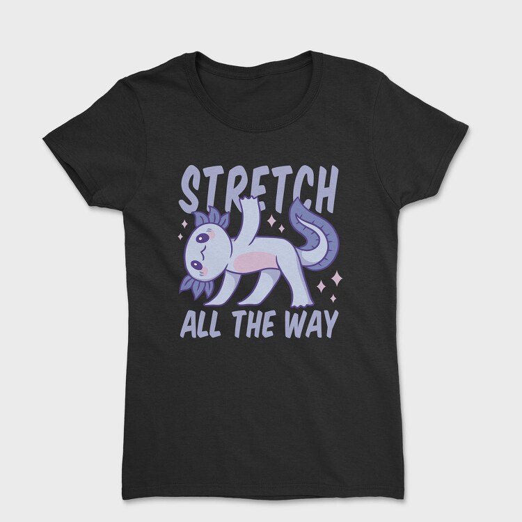 Stretching Fitness Axolotl Yoga 01, Tricou Femei