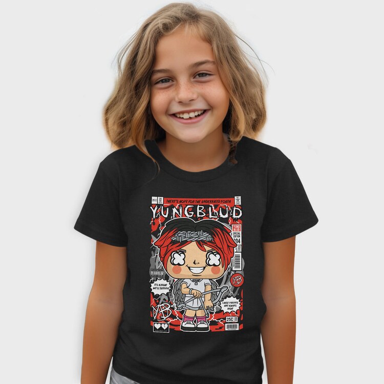 Yungblud Comic Pop Art, Tricou Copii