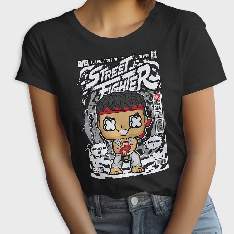 Street Fighter Pop Art, Tricou Femei