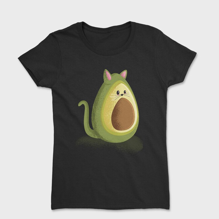 Avocado Cat Avocato, Tricou Femei