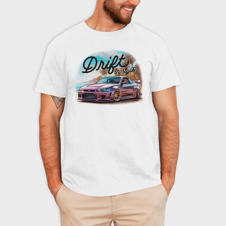 Drift Car, Tricou Barbati (Unisex)