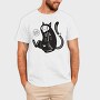 Skeleton Cat, Tricou Barbati (Unisex)