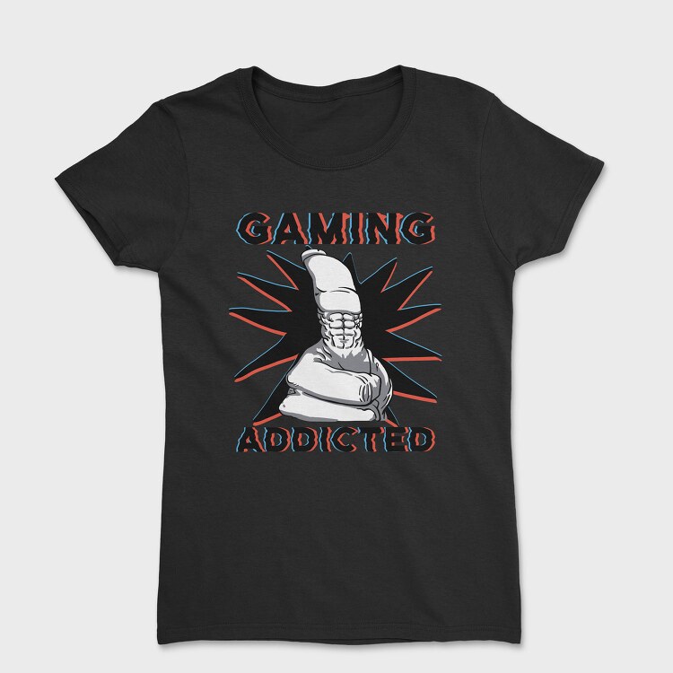 Strong Hand Funny Gamer Gaming, Tricou Femei