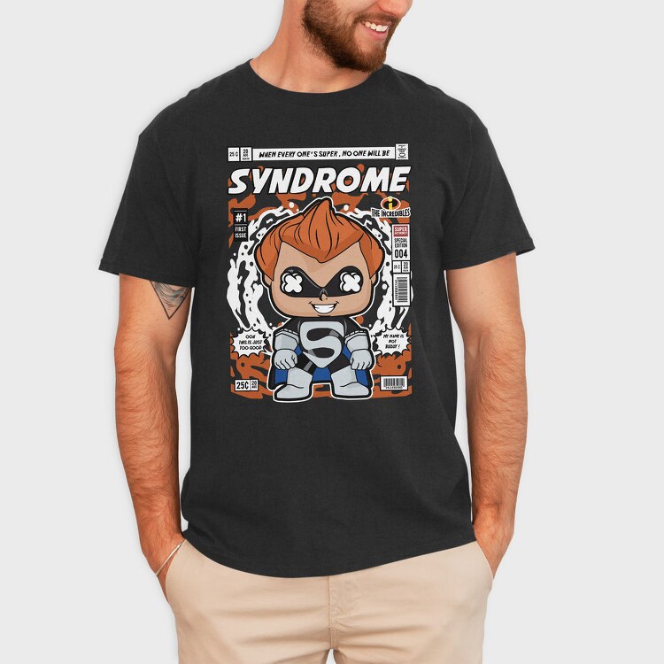 Superhero Chibi Comic, Tricou Barbati (Unisex)
