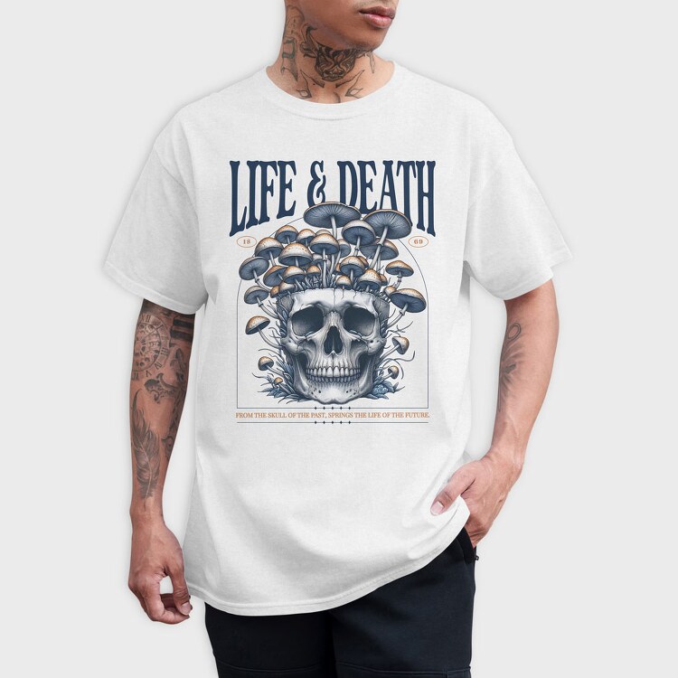 Trend Life Death, Tricou Barbati (Unisex)