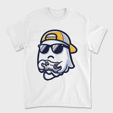 Gaming Ghost Joystick, Tricou Barbati (Unisex)