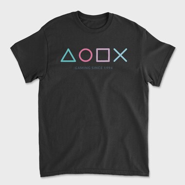 Gaming Playstation, Tricou Barbati (Unisex)