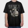 Steampunk Plague Mask Pest, Tricou Oversize Barbati (Unisex)