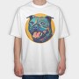 Staffordshire Bull Terrier, Tricou Oversize Barbati (Unisex)