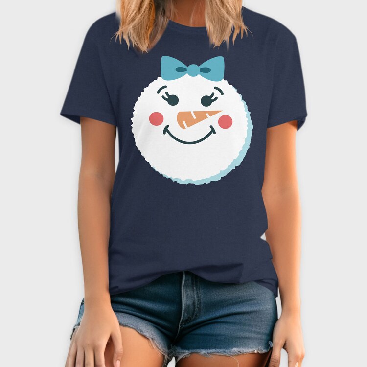 Christmas Snowman Faces 2, Tricou Barbati (Unisex)