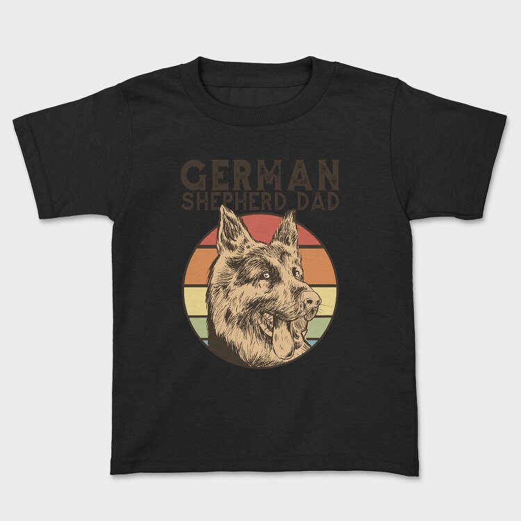 German Shepherd Dad, Tricou Copii