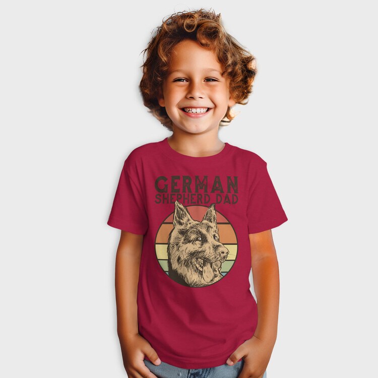 German Shepherd Dad, Tricou Copii