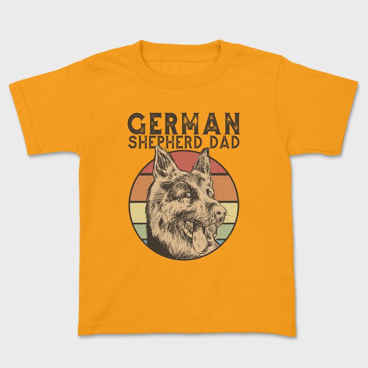 German Shepherd Dad, Tricou Copii