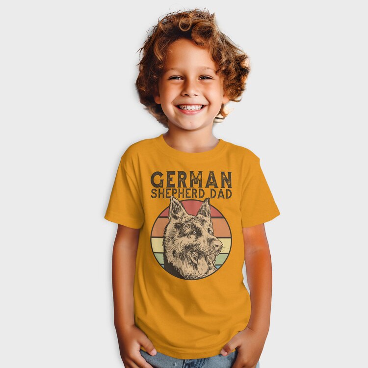 German Shepherd Dad, Tricou Copii